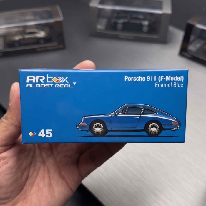 AR Box Porsche 911 F-Model Enamel Blue 1:64