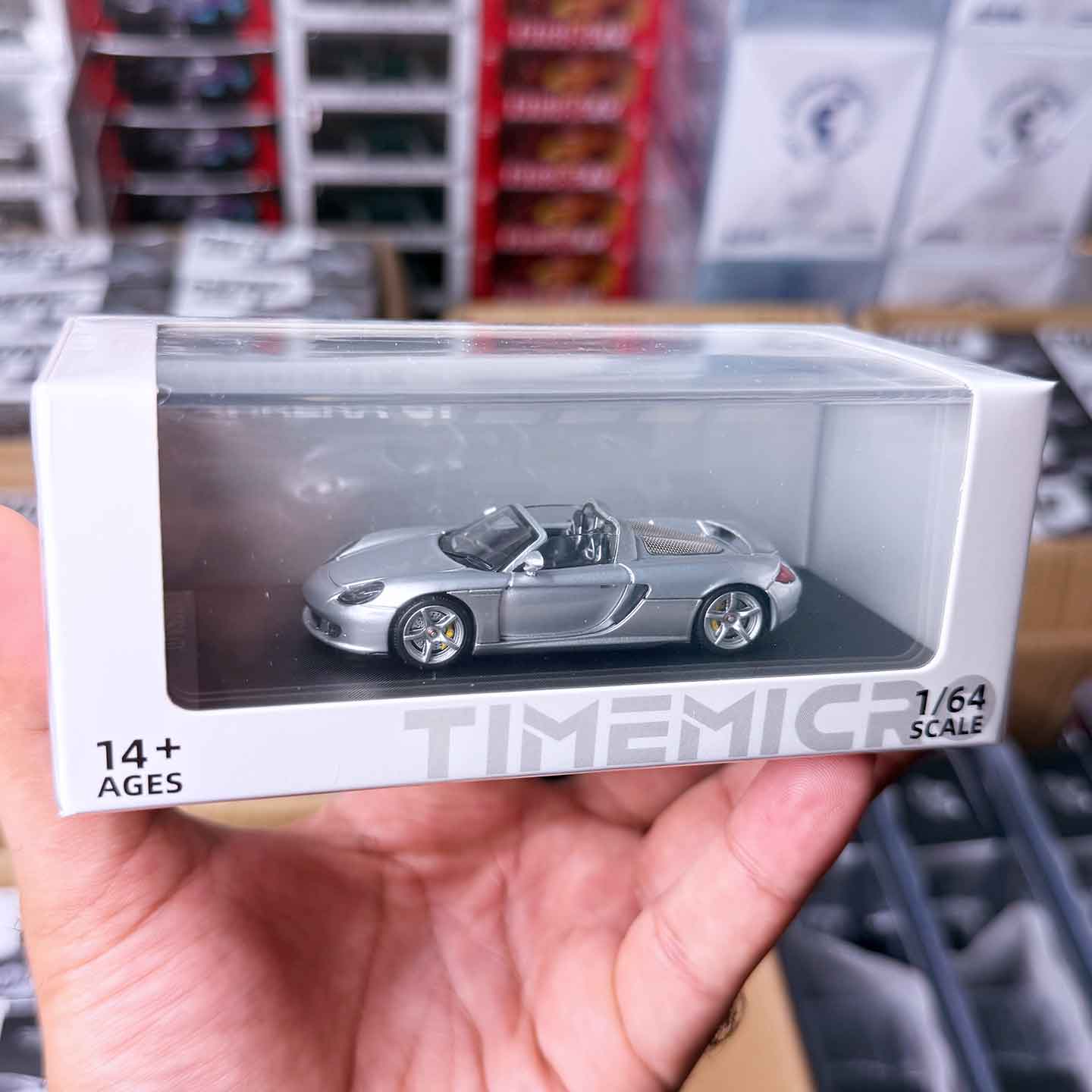 Time Micro 1:64 Porsche Carrera GT Silver TM645912