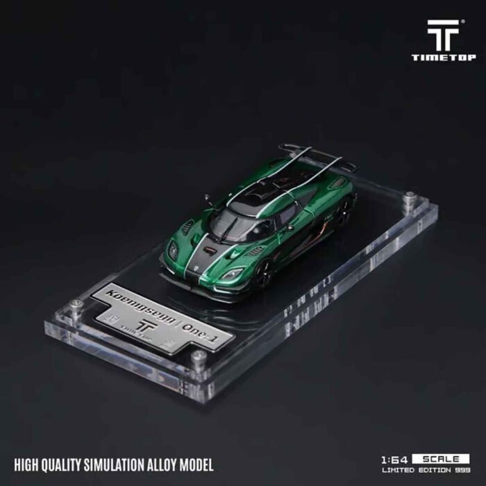 TimeTop Koenigsegg ONE:1 Green 1:64 Gift Box Edition