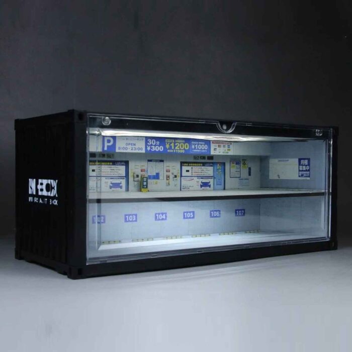 MBOX Namba Qianchimae Underground Parking Lot Scene miniature diecast display